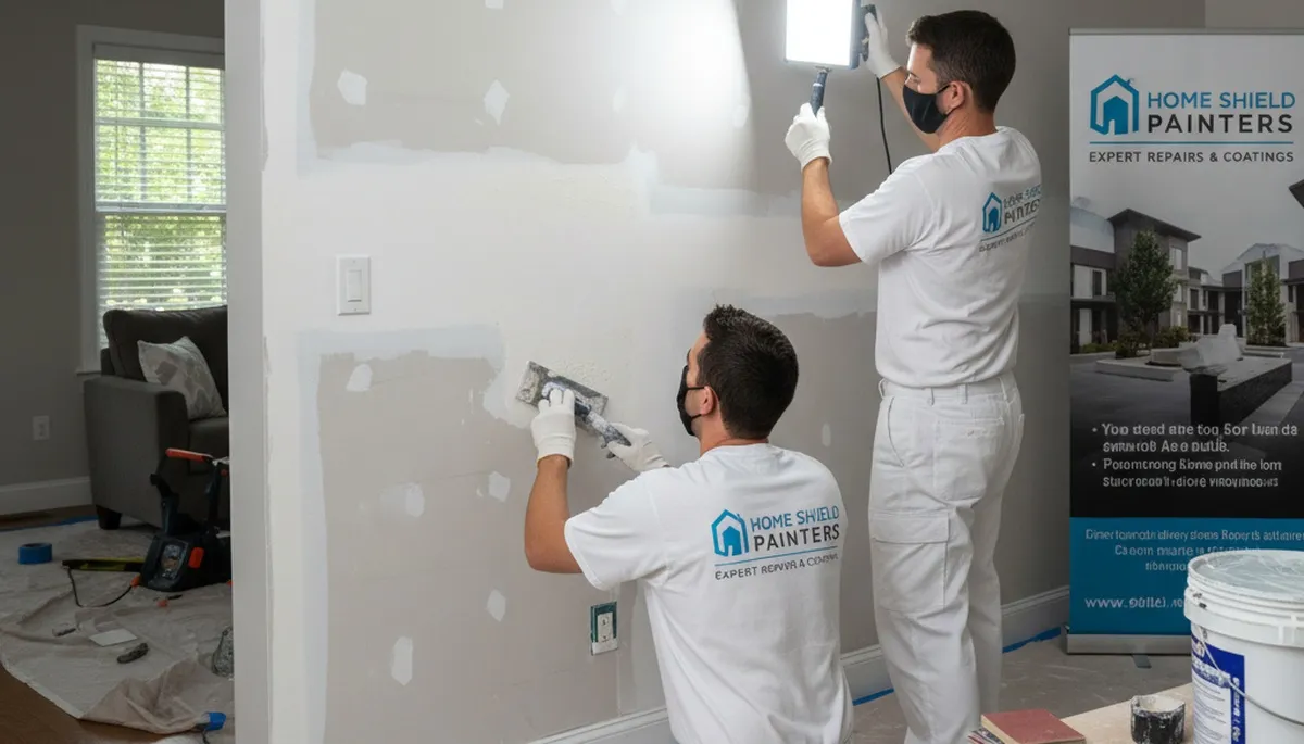Professional drywall repair and wall restoration by expert painters in Boise, ID home interior