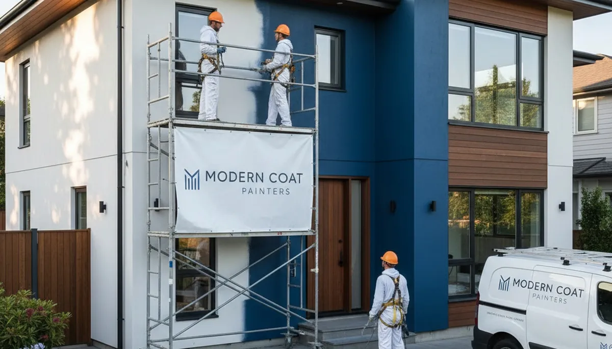 Professional exterior house painters applying durable coating in Boise, ID